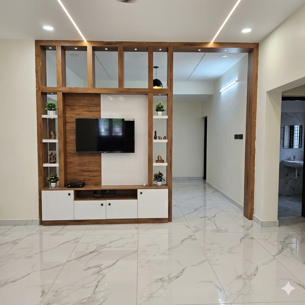 Home Glow Premium TV Wall Unit Installation