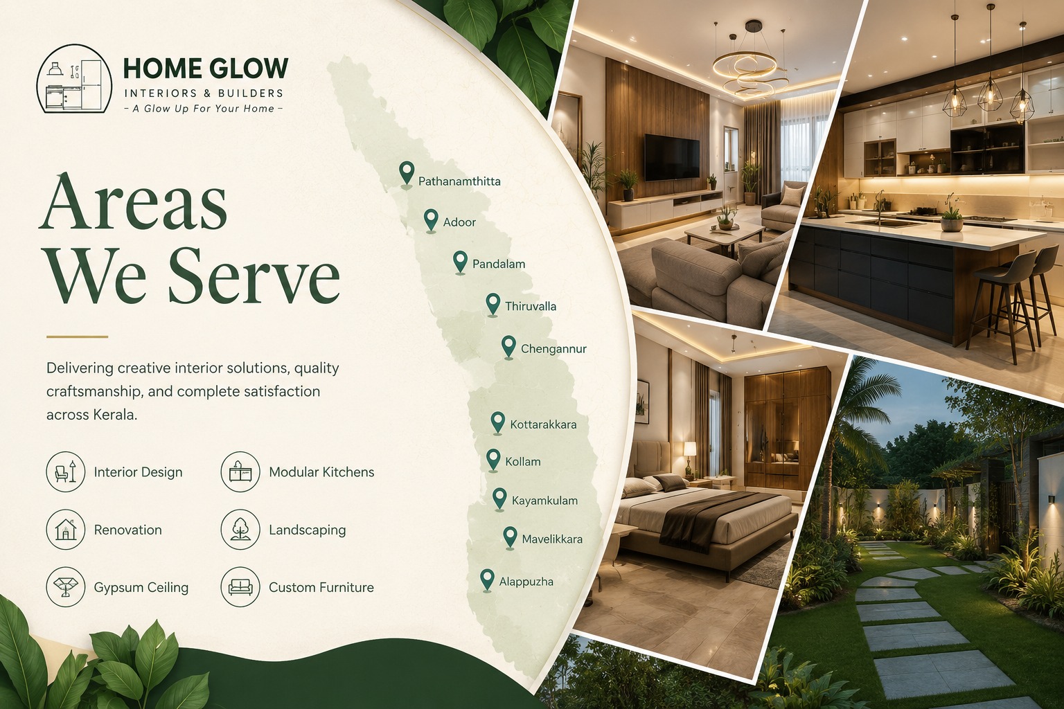 Service Areas Kerala